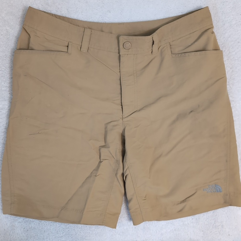 The North Face Indian Ridge Shorts‎ Mens 34x9 Regular Moab Khaki Mustard Brown